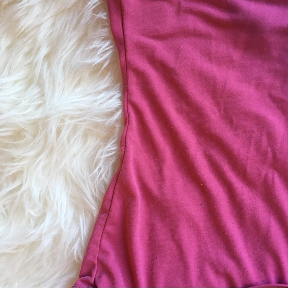 Soulmates Pink Bodysuit with Flutter Sleeves - Picture 7 of 8